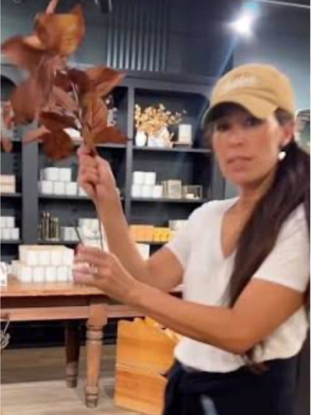 Joanna Gaines Silos Embroidered Baseball Cap in Tan - Picture 7 of 7
